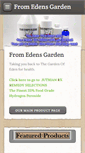 Mobile Screenshot of fromedensgarden.com