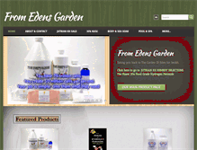 Tablet Screenshot of fromedensgarden.com